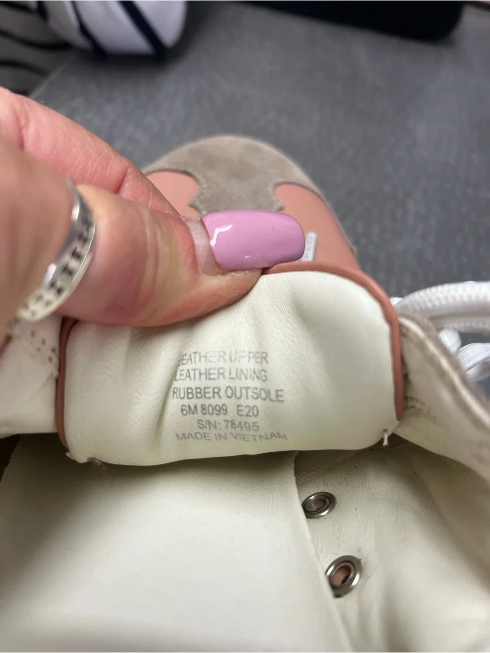 Tory Burch Pink Leather & Taupe Suede Sneakers